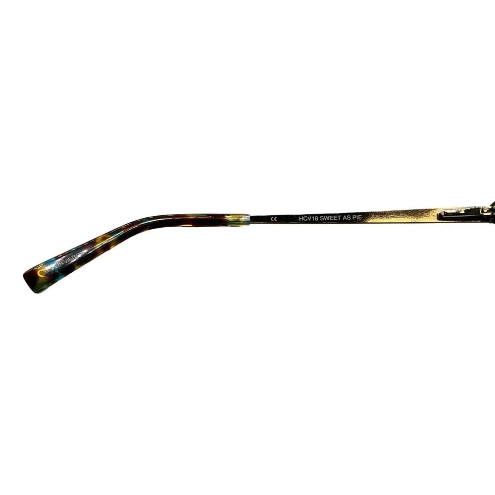 Hard Candy Sweet As Pie HCV18 Eyeglasses Frames Brown Blue Tortoise 54-16-140